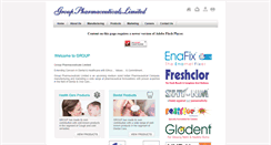 Desktop Screenshot of grouppharma.in